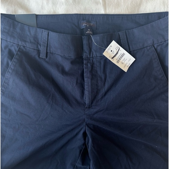 NWT J. Crew Navy Blue 9" Frankie Bermuda Chino Short - Picture 3 of 3